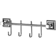 Nil Banyo Prizma Dörtlü Kanca Askılık