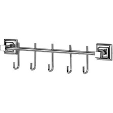 Nil Banyo Prizma Beşli Kanca Askılık