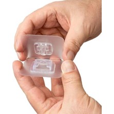 Kendinden Yapışkanlı Çift Taraflı Kanca | 4 Çift | Iz Bırakmayan, Delik Açmayan, Çok Fonksiyonlu Banyo ve Mutfak Su Geçirmez Ev Duvar Askıları