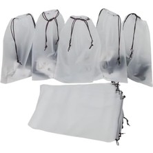 Meapuff, 10'lu Set 25X35 cm Su Geçirmez Kozmetik ve Plaj Çantası