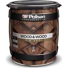 Polisan Wood&Wood 0,75 Lt Anti Aging Tik Yağı Sert Ağaçlar İçin Özel Koruma Yağı