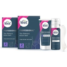 Professional Bikini Bölgesi Tüy Dökücü Krem Seti (50 ml + 50 Ml) x 2 Adet
