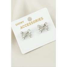 Zero Land Matrixzn Fiyong Yeni Sezon Metal Küpe - Gümüş Rengi