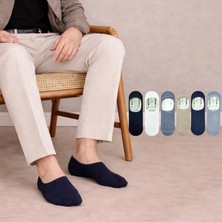 Kral Socks Erkek -  Bambu Babet Çorap Dikişsiz Parfümlü Silikonlu Babet Çorap