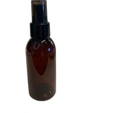 Yenibağ 2 Adet Siyah Sprey Başlıklı Amber Cam Şişe 100ML