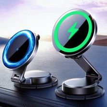 Joyroom Kablosuz Araç Şarj Cihazı Yuvası, Araç Telefon Tutucu Yuvası 14/13/12/11/x/8 Serisi Için Kablosuz Şarj [otomatik Hareketli Bobin] S22/S21/S20 20/10 ile Uyumlu