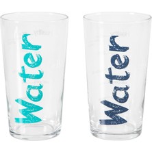 Water Bardak 570 ml 2'li Set Mavi & Turkuaz