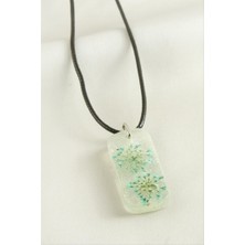 Zero Land Matrixzn Sultanotu Dikdörtgen Epoksi Kolye - Turuncu