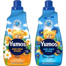 Yumoş Açık Hava Etkisi 1440 ml Nergis ve Mavi Gelincik Kons.yumuşatıcı 2 Li Set