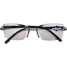 Bio Çerçevesiz Okuma Gözlükleri Bio Uzak Yakın Anti Mavi Işık Büyütme Gözlükleri (+2  numaradır !!!)