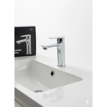 Yapı Kalite Sabit Gövdeli Lavabo Bataryası Krom Kaplama