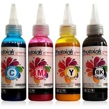 Epson Süblimasyon Mürekkepler, 4 Renk Süblimasyon-Transfer Baskı Için 100 gr Mürekkep