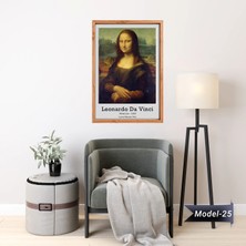 Akıllı Kağıt Mona Lisa Tablo - Poster Dünyaca Ünlü ( Model-25)