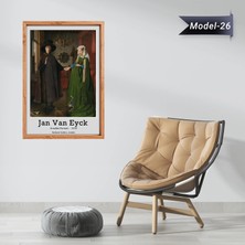 Akıllı Kağıt Arnolfini'nin Evlenmesi Tablo - Poster Dünyaca Ünlü ( Model-26)