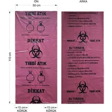 10 Adet Enfekte Atık Kutusu 5 Lt. + Tıbbi Atık Torbası 2 Adet