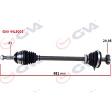 GVA Xmpdby Komple Aks Sol Dacia Logan-Sandero 1.4-1.6 04-12 681MM