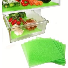 Buzdolabı Küf Önleyici Mat 3'lü Set – Sebzelik ve Raf Için Gözenekli Hava Alan Yapı – Meyve Sebze Koruyucu, Koku Giderici, Yıkanabilir ve Kesilebilir