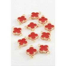 Zero Land Matrixzn Çiçek Çift Kulplu Mineli Bileklik ve Kolye Ucu Aparatı 1 Adet - Mavi