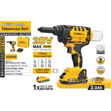 Sgs SGS5465 Akülü 20V 2.0AH Perçin Tabancası