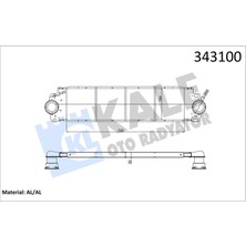 Kale Xmpdby Turbo Radyatörü Intercooler Vw Transporter T5 Al/pl/brz 720X194X27