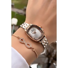 Daniel Klein Orijinal Çelik Kordon Kadın Kol Saati 3 Atm Su Geçirmezlik Bileklik Hediyeli