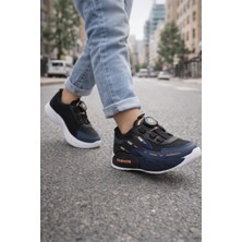 Minibonito Erkek Çocuk Tek Hareketle Sıkılan Mekanizma Bağcıklı Ayakkabı