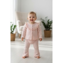 Butik Kız Bebek - Çocuk %100 Pamuklu Alt - Üst 2'li Takım