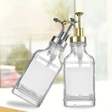 Nuveden Ieg™ Cam Sıvı Sabunluk Losyonluk Krom