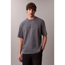 Calvin Klein Erkek Relexed Standard T-Shirt - Antrasit