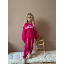 Yiğit Butik Çizgili Pantolonlu Kız Çocuk Alt Üst Takım