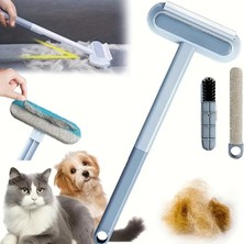 Nuveden Ieg™ Uzun Saplı Evcil Hayvan Tüy Temizleme Fırçası