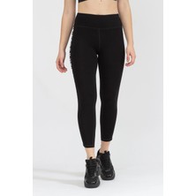 Dkny Hw 7/8 Logo Tape Tgt Kadın Tayt-Siyah