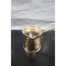 Ayvalı Metal Ayvalı Cezve Klasik Desen Renk: Gold