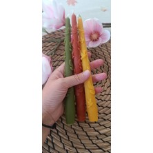 Ly Craftlab Kuşlar Doğal Balmumu Şamdan Mum Seti 3lü