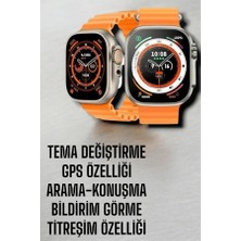 Nuveden Ieg™ Suya ve Toza Dayanıklı 45 mm Akıllı Saat Bildirim ve Cevapsız Çağrı Görüntüleme