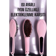 Nuveden Ieg™ Saç Düzleştirici Tarak Isı Ayarlı Yıpranma Önleyici Düzleştirici Fön Tarak