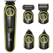 Nuveden Ieg™ Tıraş Makinesi Şarjlı 5 Başlıklı Burun ve Kulak Temizleme