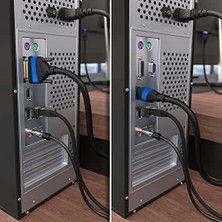 – Hdmı-Dvı Adaptör Kablosu – 10M (Çift Yön, 24+1/yüksek Hızlı HDMI Kablosu, 1080P/FULL Hd, Dijital Video, HDMI Cihazını DVI Monitöre (Veya Tersi) Bağlayabilirsiniz, Siyah)