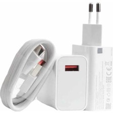 Nuveden Ieg™ Beyaz Ultra Plus Hızlı Şarj Seti Şarj Adaptörü ve Kablosu 67W