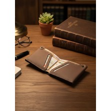 El Yapımı Italyan Tasarım Erkek Gerçek Deri Cüzdan