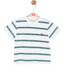 Nk Erkek Bebek Çizgili Tshirt 1-4 Yaş Yeşil