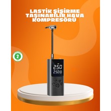 Nuveden Ieg™ Çoklu Valf Adaptörlü Dijital Hava Pompası