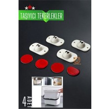 Nuveden Ieg™ Hsnet Bilyeli Mini Taşıyıcı Tekerlek Seti  360D Yapışkanlı