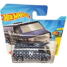 - 70S Van - Hw Art 2/10 - HKK16 - Short Card - Metal Flake Navy Blue - Mattel 2023