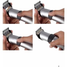 Nuveden Ieg™ Yeni Nesil Profesyonel Şarjlı Saç Sakal Tıraş Makinesi Ayarlanabilir 4 Taraklı