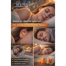 Bakio Köpük Kulak Tıkacı – Gürültü Azaltıcı & Uyku Dostu KKT-6202