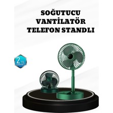Nuveden Ieg™ Taşınabilir Şarjlı Mini Fan – Katlanabilir Gövde 3 Hız Kademesi