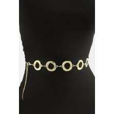 Zero Land Matrixzn Halka Metal Zincir Kemer - Sarı