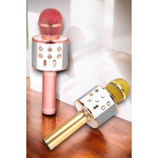 Nuveden Ieg™ Kablosuz Bluetooth Karaoke Mikrofon USB ve Aux Girişli Yüksek Ses Kalitesi