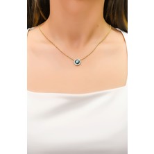 Nazar Boncuklu Kolye 14 Ayar A065260